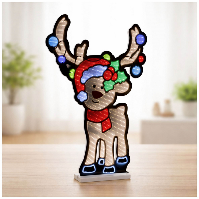 Reindeer Ekkolight 23.5”H Acrylic UL Plug