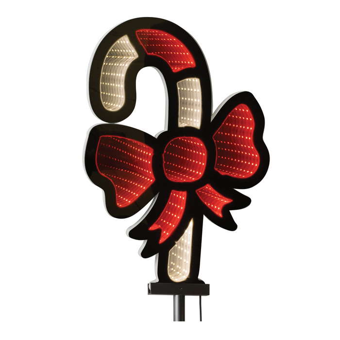 Candy Cane Stake x4 Ekkolight 12”H x 16'L Acrylic UL Plug