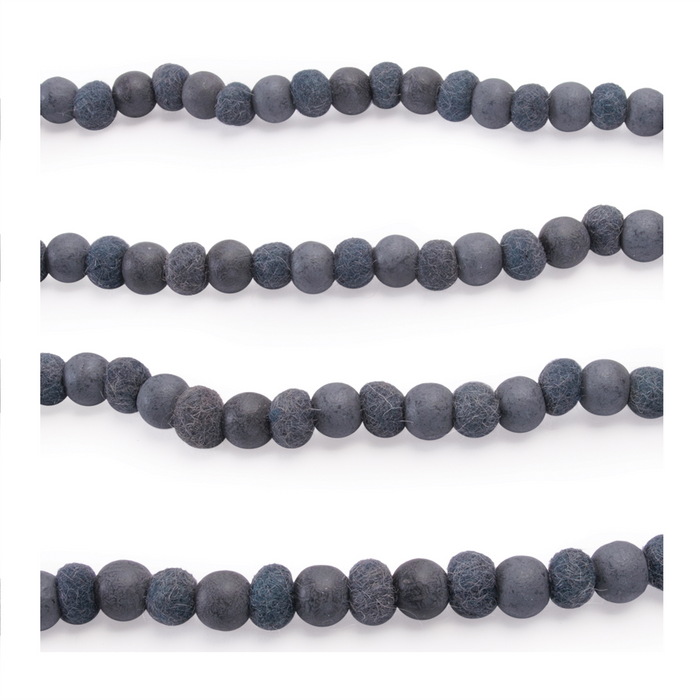 Wood Bead Garland (Set of 2) 6'L Wood