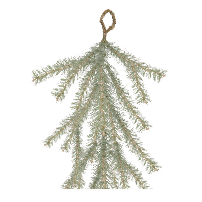 Glitter Pine Garland 48”L Plastic