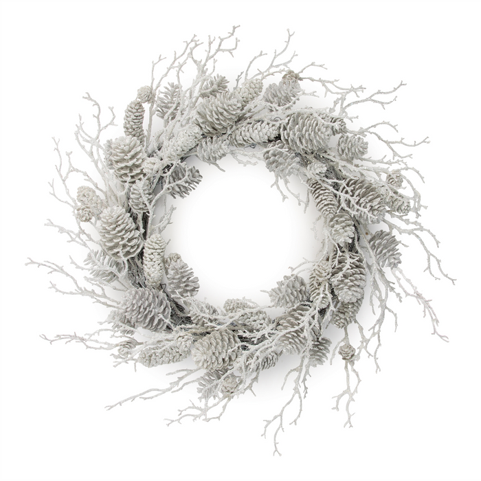 Pine Cone Wreath 24”D Pine Cone/Twig