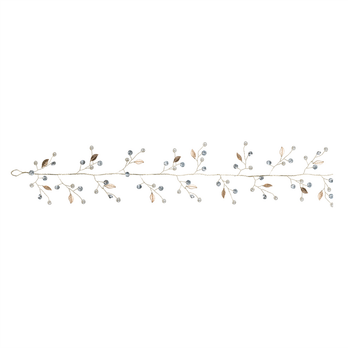 Pearl Garland (Set of 2) 5.5'L Plastic/Wire