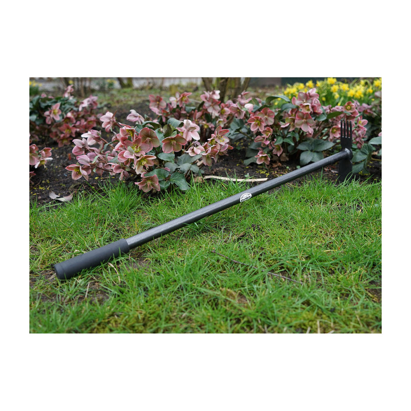 DeWit Comby Hoe - 4 Tine Cultivator /  Straight Edge Long Handle