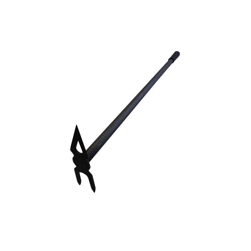 DeWit Comby Hoe - 2 Tine Cultivator /  Diamond Shaped Long Handle