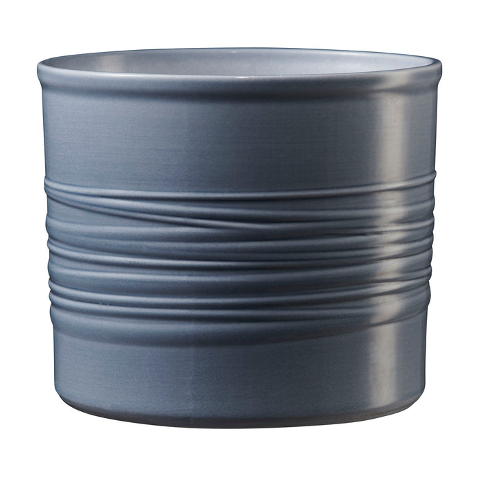 5.5" Blue-Gray Ceramic Laos Pot