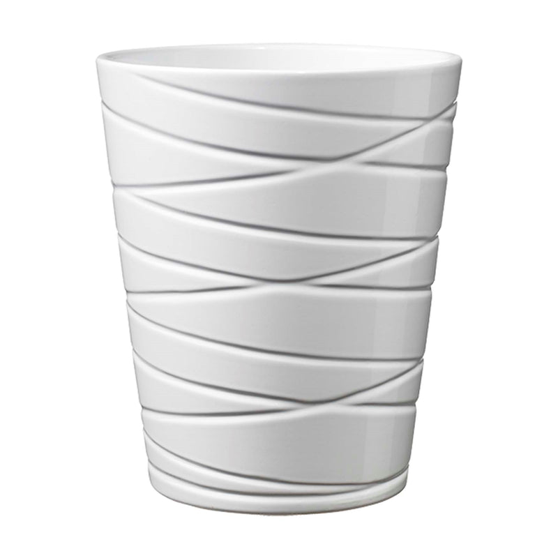 5.1" White Ceramic Singapur Pot