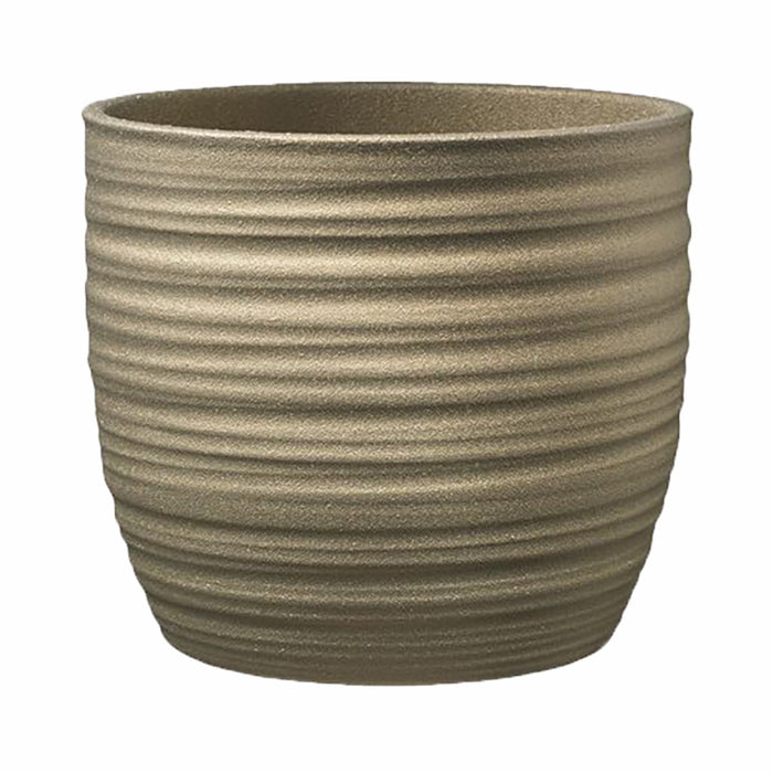 5.1" Gold Ceramic Bergamo Glamour Pot