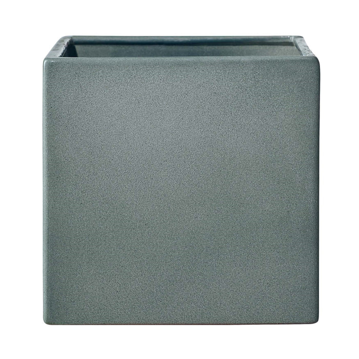 5.1" Olive Green Ceramic Latina Effect Pot