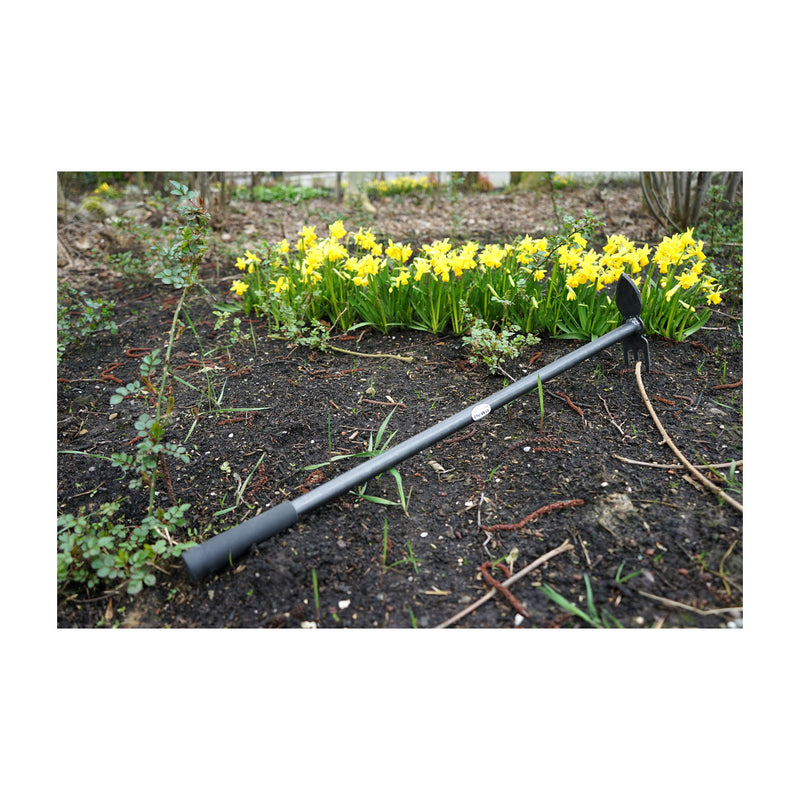 DeWit Comby Hoe - 3 Tine Cultivator / Heart Shaped Long Handle