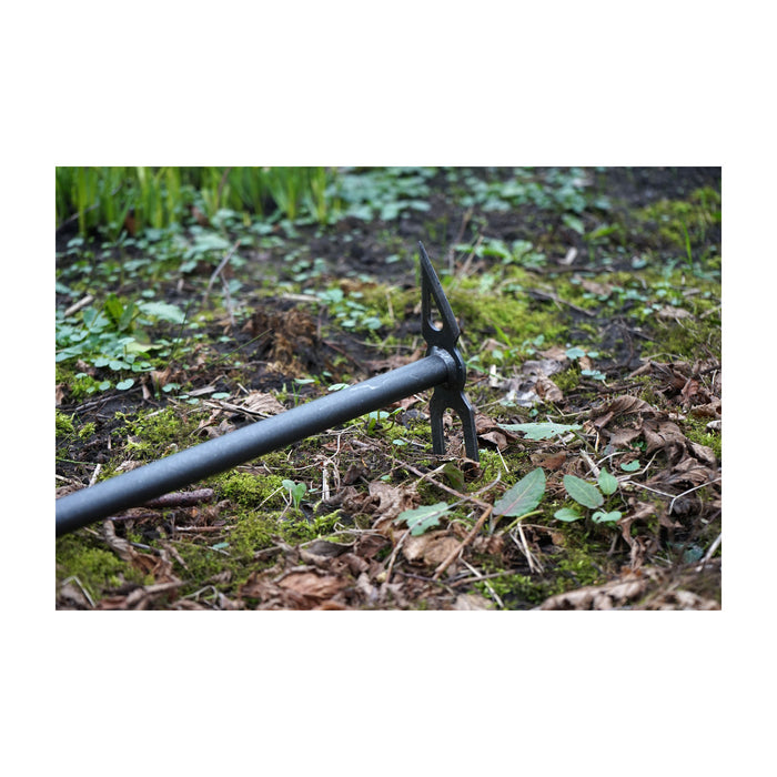 DeWit Comby Hoe - 2 Tine Cultivator /  Diamond Shaped Long Handle