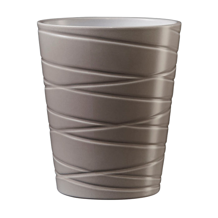 5.1" Warm-Gray Ceramic Singapur Pot