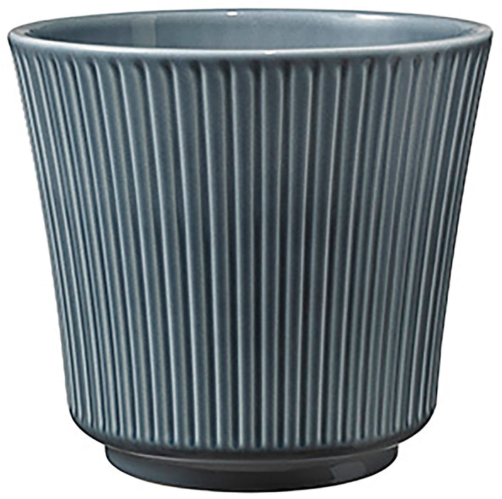 6.3" Blue-Gray Ceramic Delphi Pot