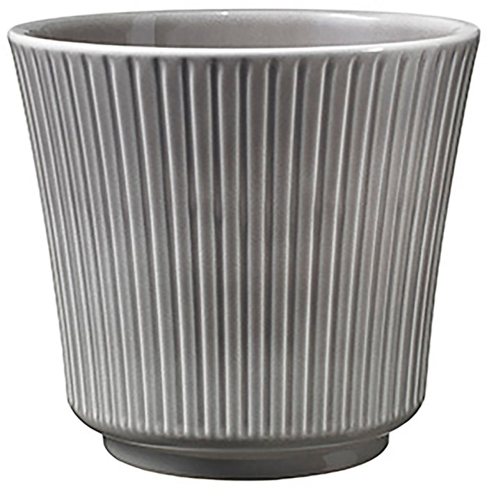 6.3" Warm-Gray Ceramic Delphi Pot