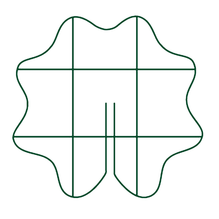 Plant Support Grid 17" Scalloped Circle