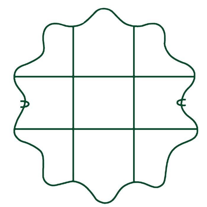Plant Support Grid 21" Scalloped Circle