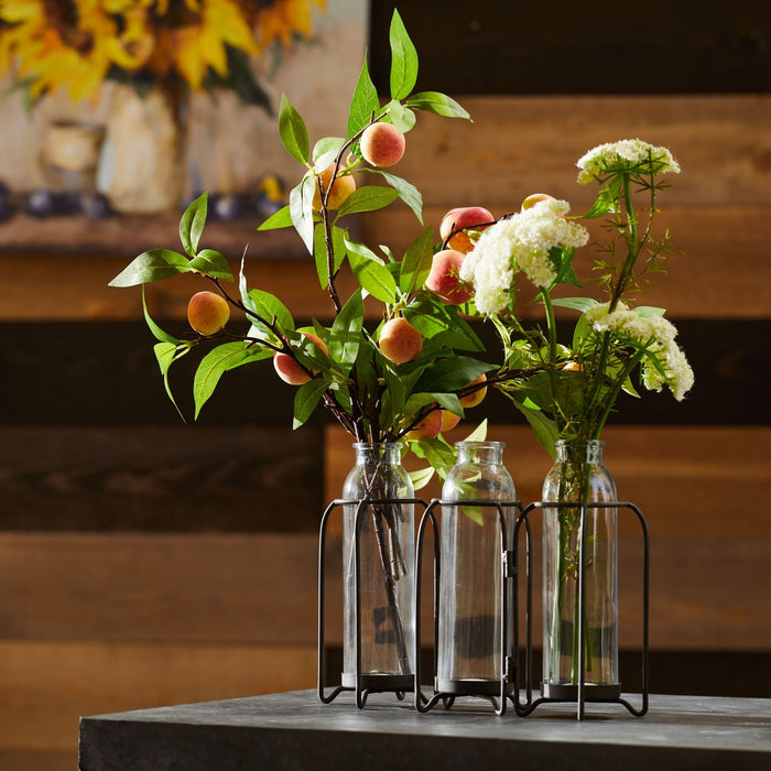 Peach Branch (Set of 6) 34.5”H Polyester/Plastic