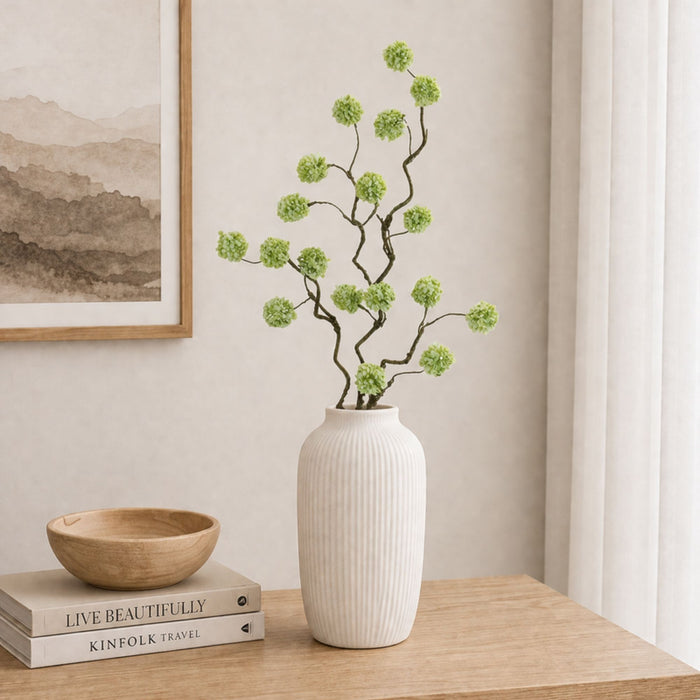 Snowball Branch (Set of 6) 30”H Polyester