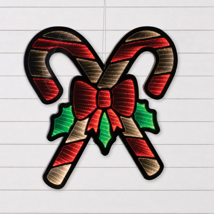 Holiday Candy Cane Ekko Light Display 23.5"L