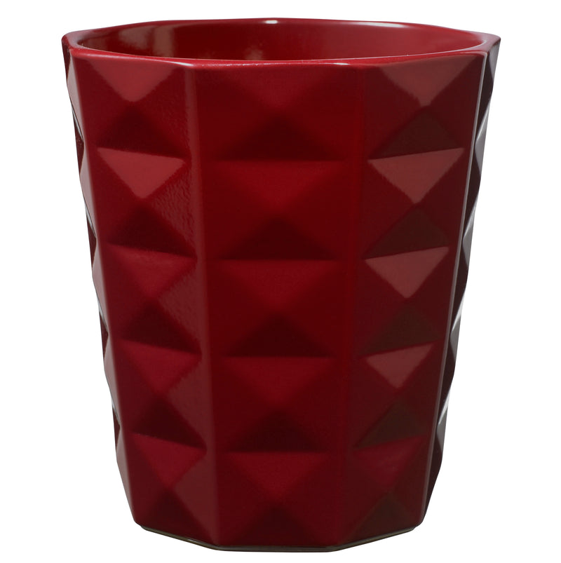 5.9" Shiny Bordeaux Ceramic Kyoto Pot