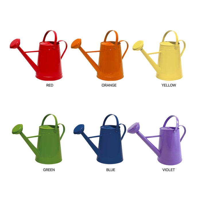 1.2 gal Yellow Metal Watering Can