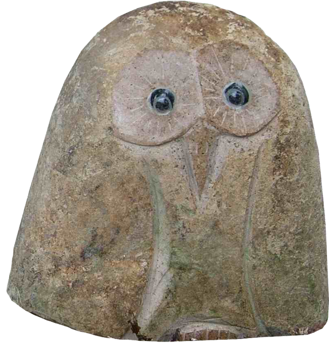 6" Boulder Owl