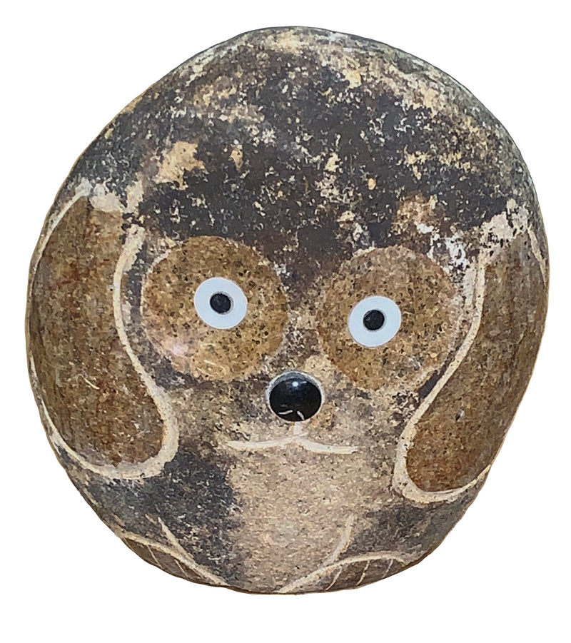 8" H Boulder Dog