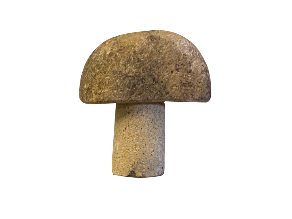 5"H Granite Boulder Mushroom