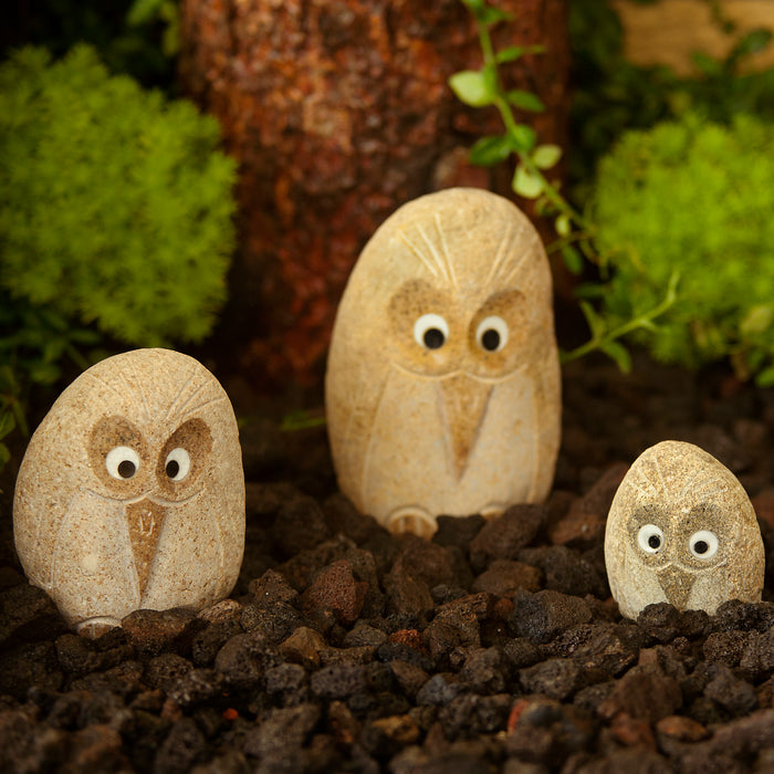 Family of Boulder Angry Birds 3 Pcs 4"6"8"