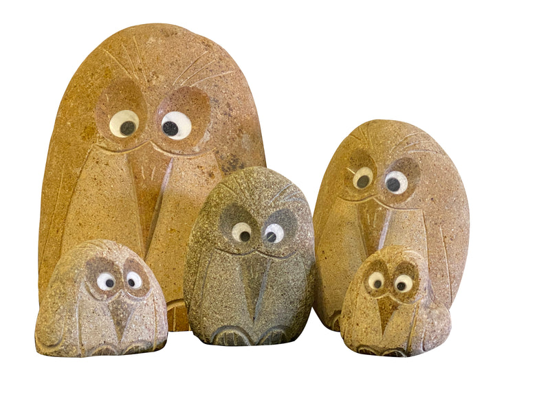 Family of Boulder Angry Birds 5 Pcs 4"X26"8"12"