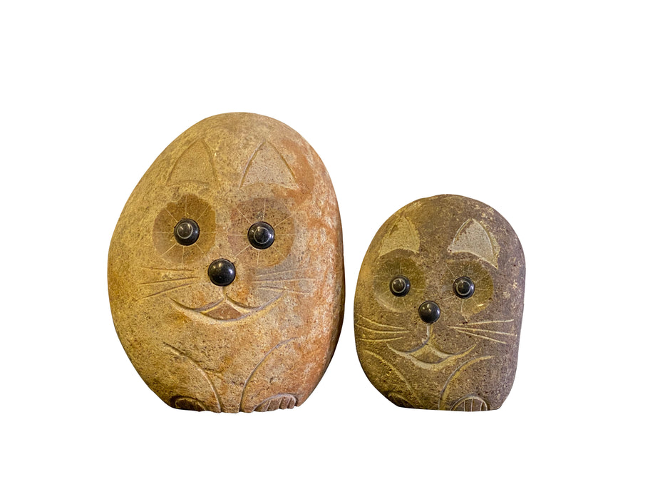Family of Boulder Cats 2 Pcs 8"12"