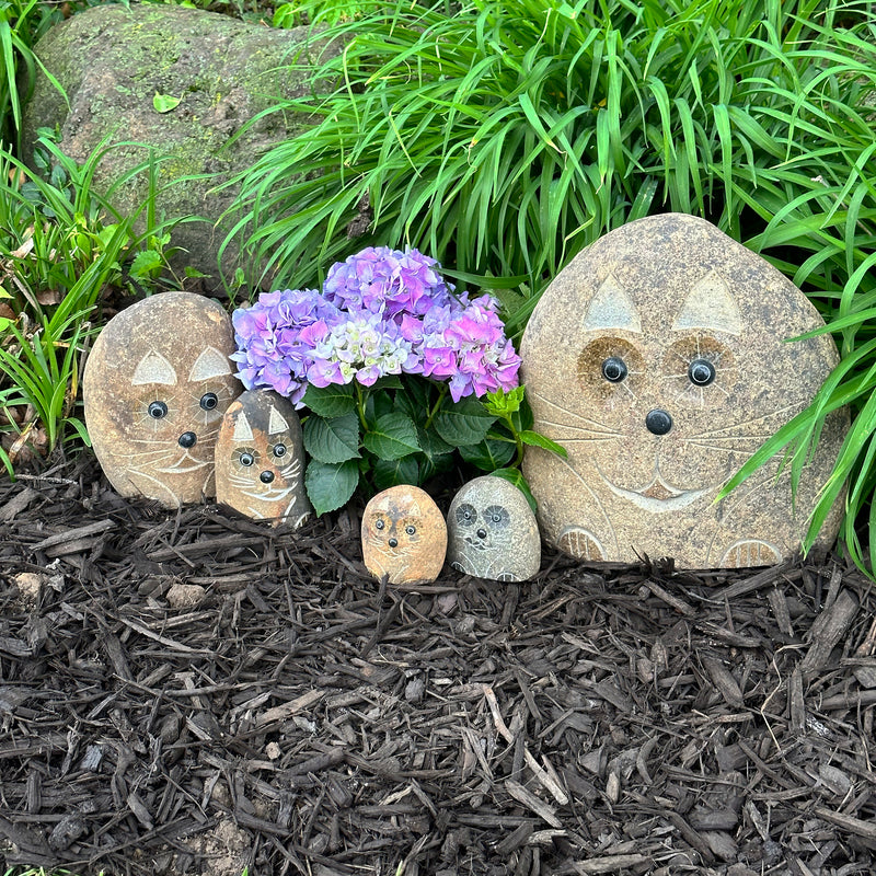 Family of Boulder Cats 5 Pcs 4"x26"8"12"