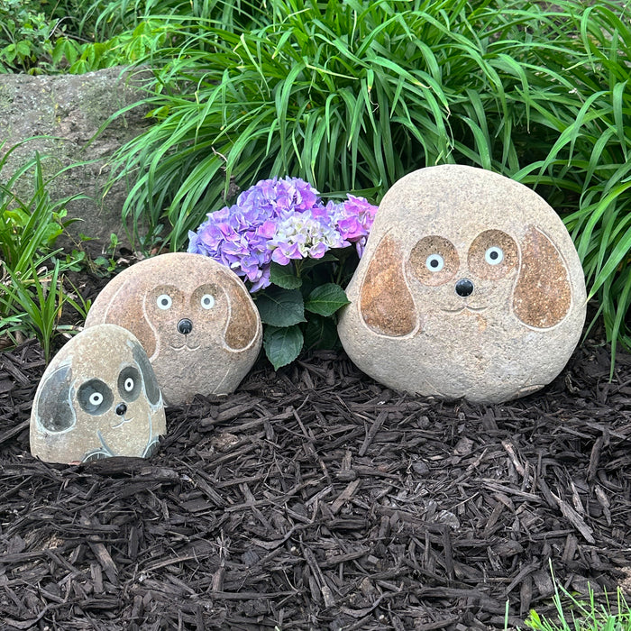 Family of Boulder Dogs 3 Pcs 6"8"12"