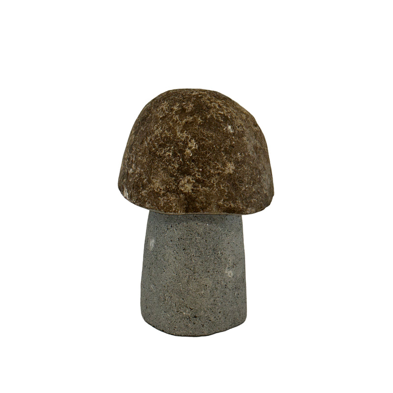 12"H Granite Boulder Mushroom