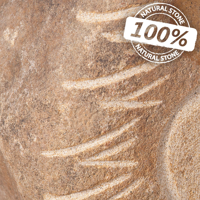 8" Boulder Standing Hedgehog