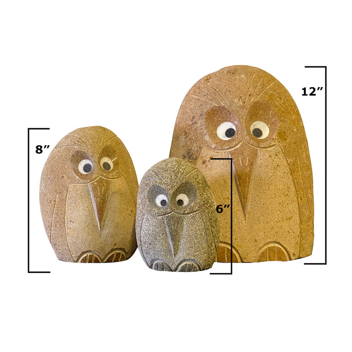 Family of Boulder Angry Birds 3 Pcs 6"8"12"