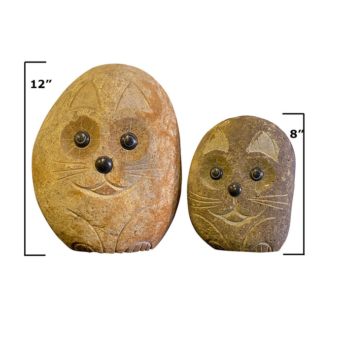 Family of Boulder Cats 2 Pcs 8"12"