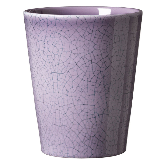 5.9" Purple Craquele Ceramic Medina Glaze Pot