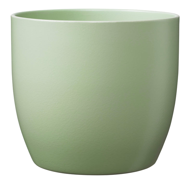6.3" Matte Linden Green Ceramic Basel Fashion Pot