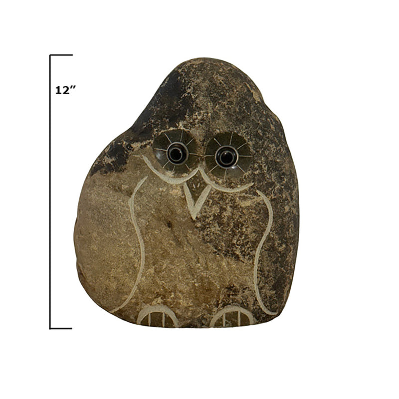 12" Boulder Owl
