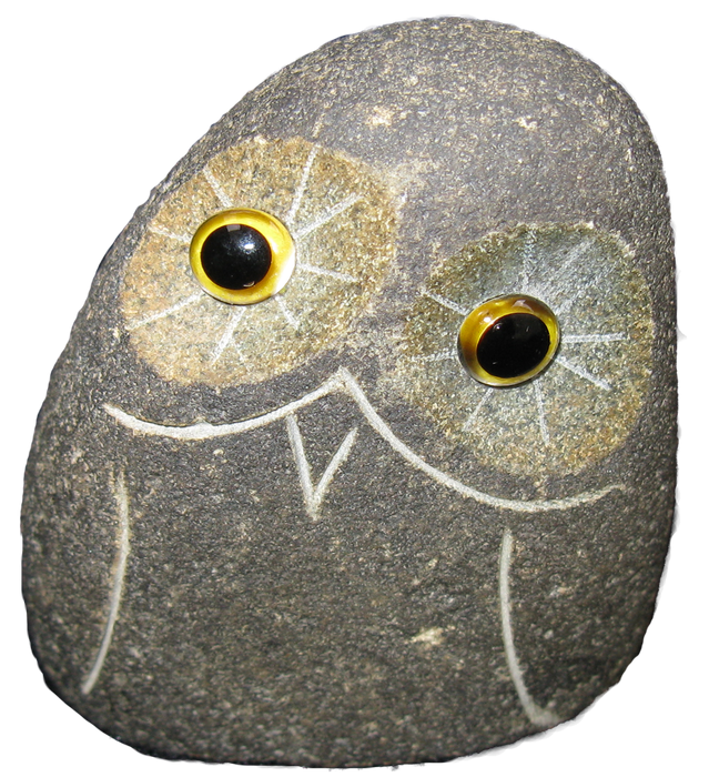 2" Boulder Owl