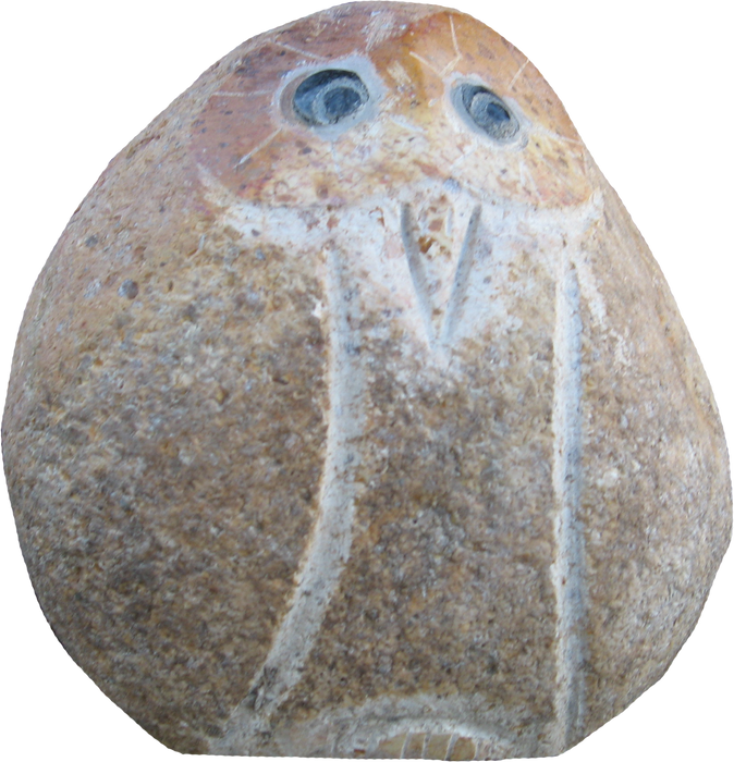 4" Boulder Owl