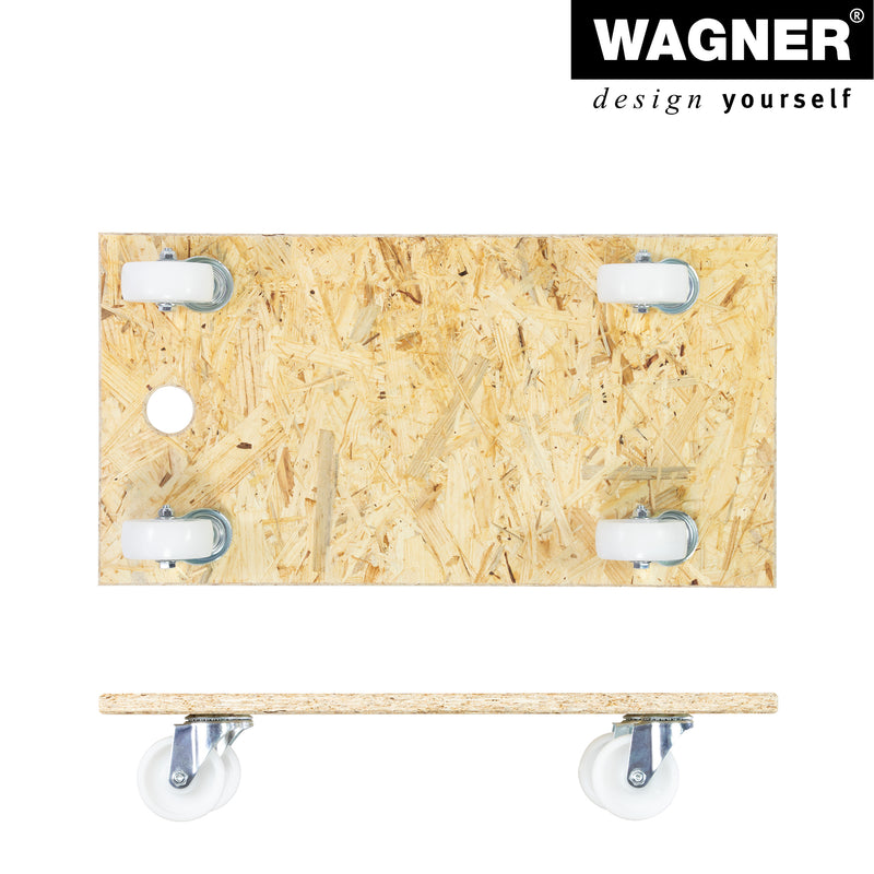 23" x 12" Wood Moving Dolly