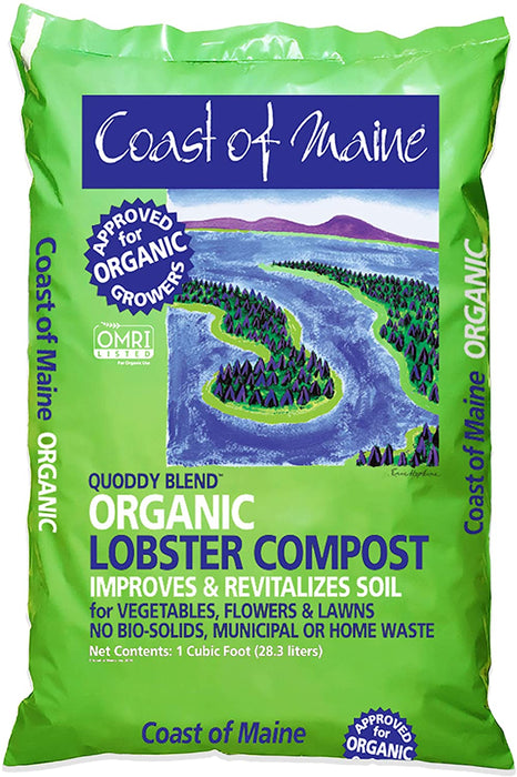 Coast of Maine Quoddy Blend Lobster Compost - 1 CU - In Store Pickup Only